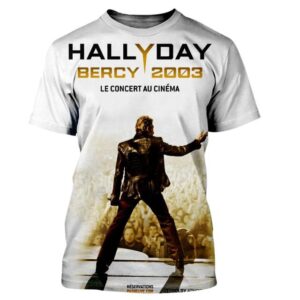 Tee-shirt Johnny Hallyday Bercy #1 jusqu au 6XL