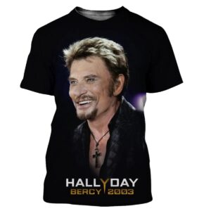 Tee-shirt Johnny Hallyday Bercy n°2 du S au 6XL