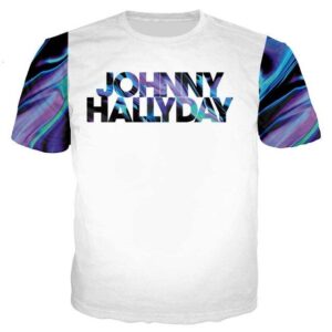 Tee-shirt Johnny Hallyday imprimé #7, tailles S à 6XL