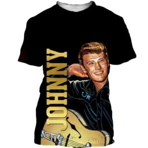 Tee-shirt Johnny Hallyday « L'idole des jeunes » du S au 6XL