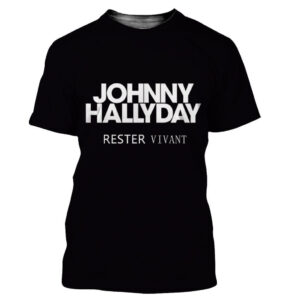 Tee-shirt Johnny Hallyday Rester vivant du S au 6XL