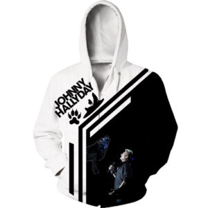 Veste zippée Johnny Hallyday #4, tailles S à 5XL